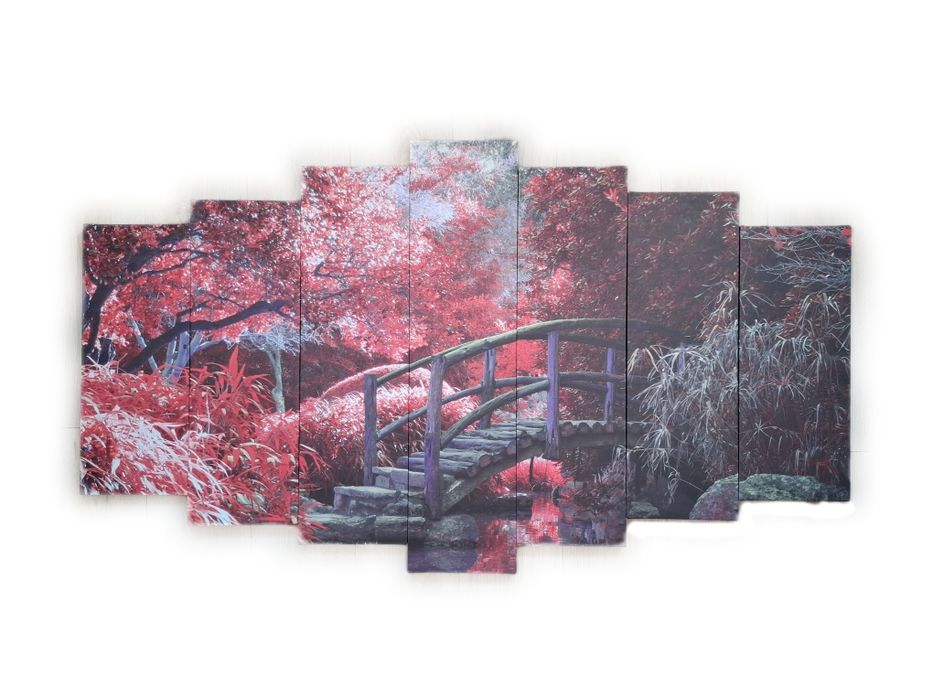 Obraz drukowany na płótnie japoński ogród