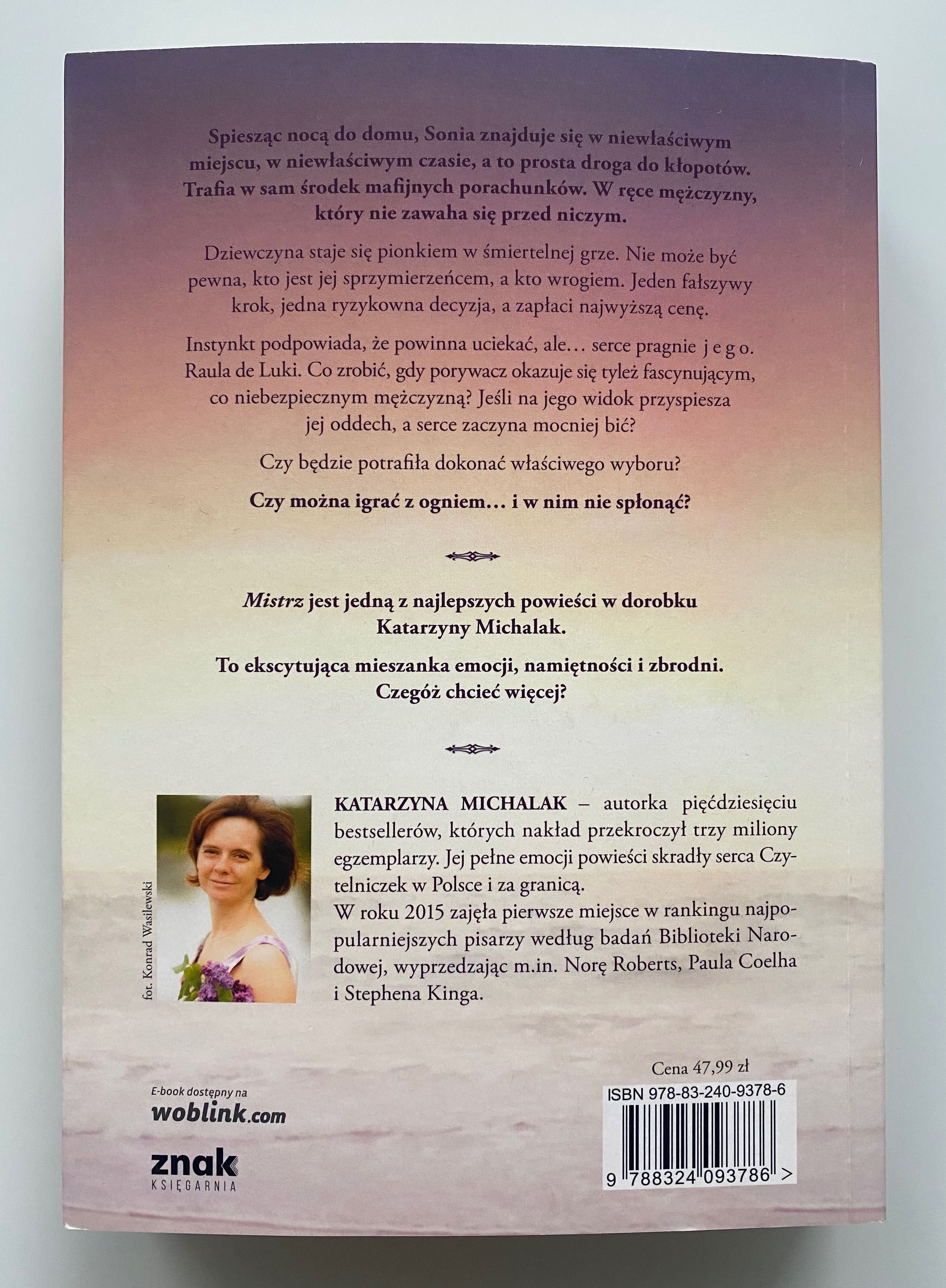 Nowa książka "Mistrz" Katarzyna Michalak
