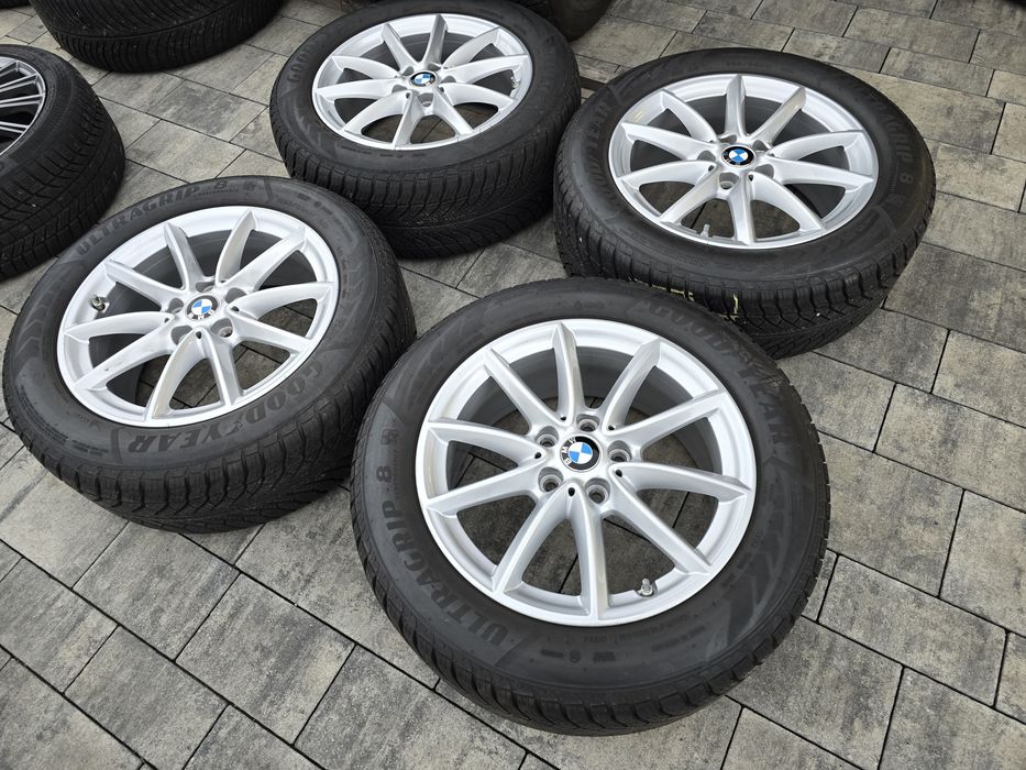 Koła ZIMA 17" 5x112 ET52 BMW X1 F48 xdrive Goodyear 7.5mm + TPMS !
