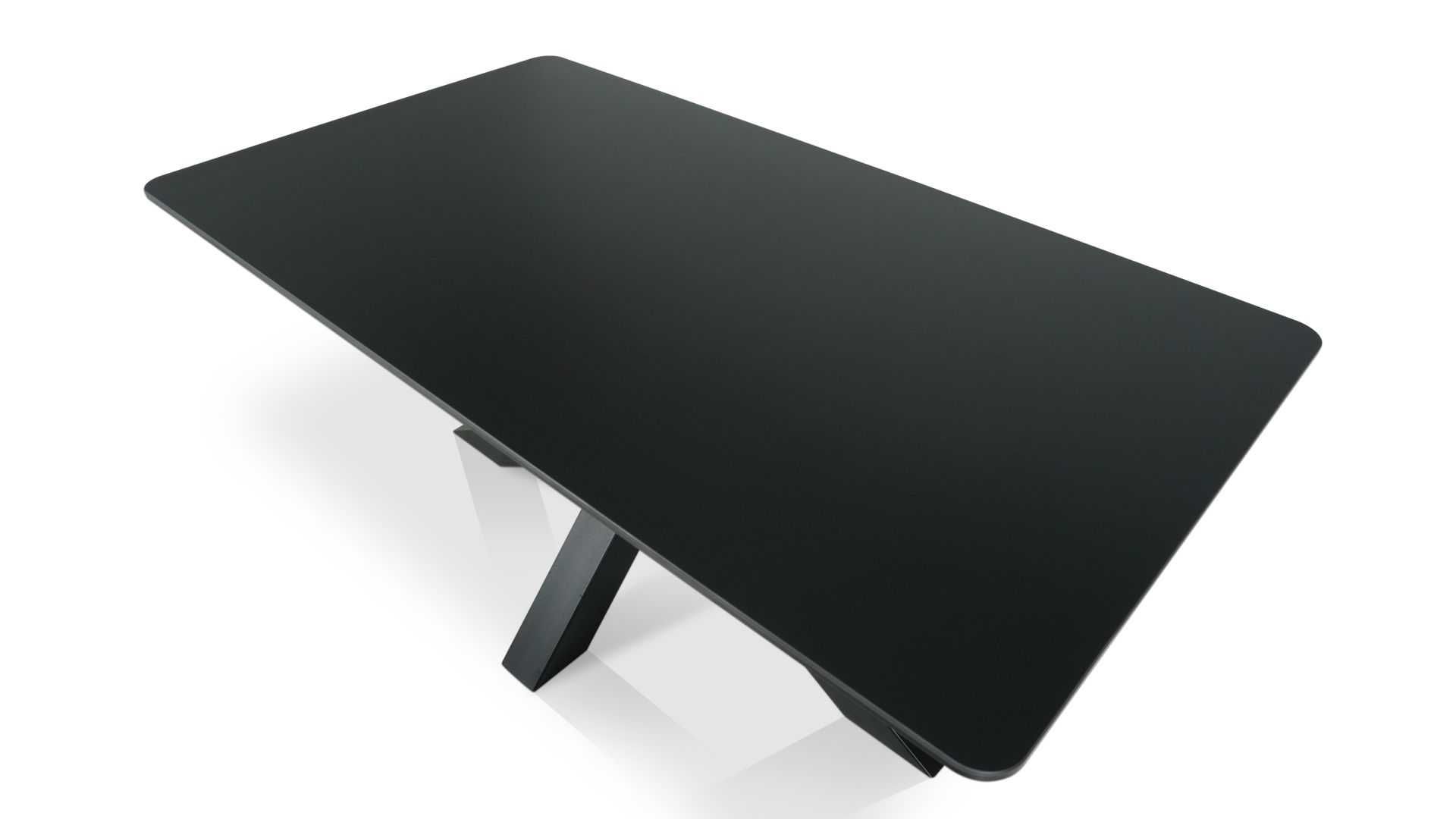 Stół ze spieku kwarcowego 200x100 ARAGONA Wanat Assoluto Nero