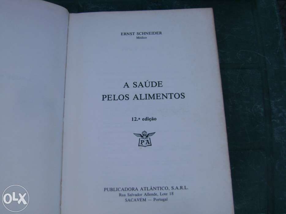 Livro a saúde pelos alimentos