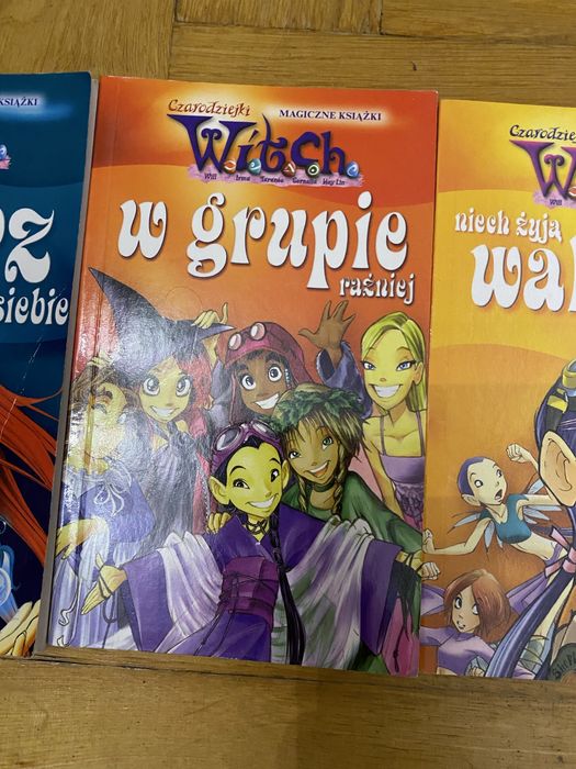 Zestaw książek z serii Czarodziejki Witch