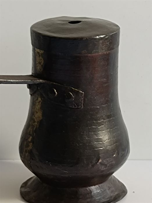 XVIII w. miedziane naczynie do czekolady.Ekspres .Muzealny ,kolekcja