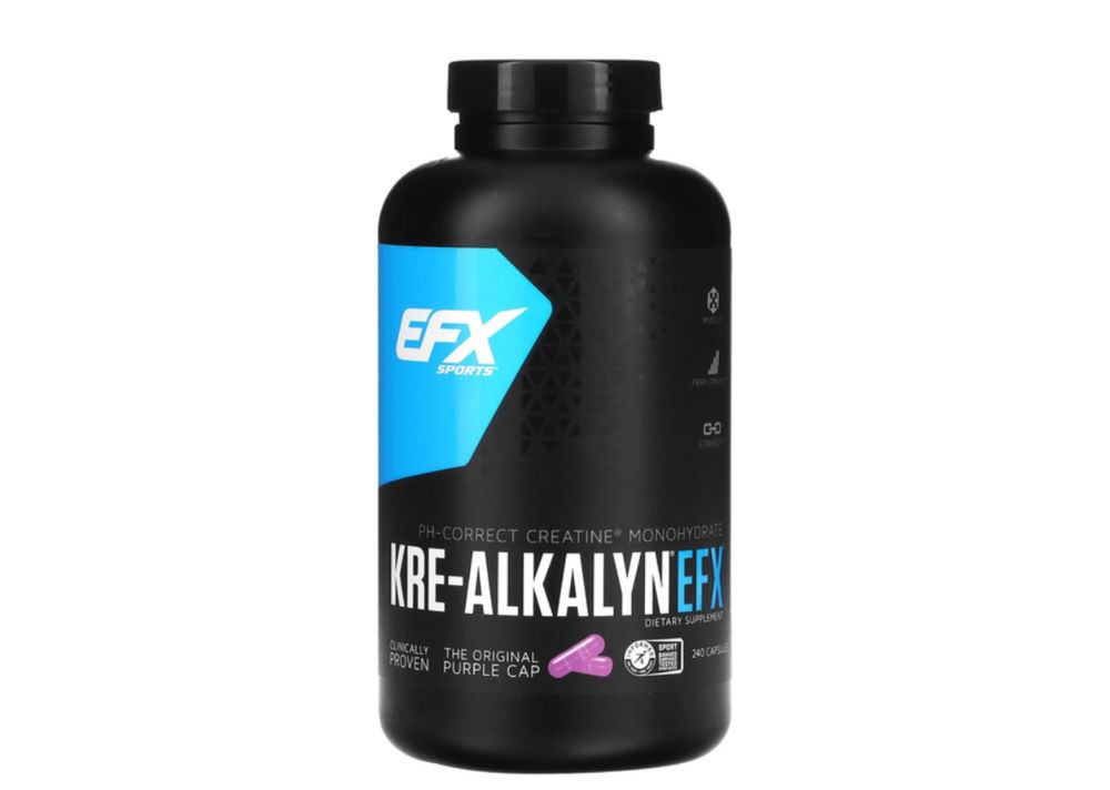 Креатин EFX Sports, Kre-Alkalyn EFX, 120 Capsules