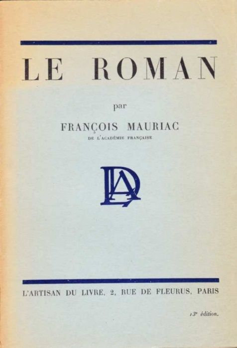 Le roman - François Mauriac