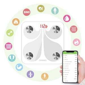 Waga łazienkowa CHWARES FG260RB aplikacja FITDAYS smart BMI Bluetooth