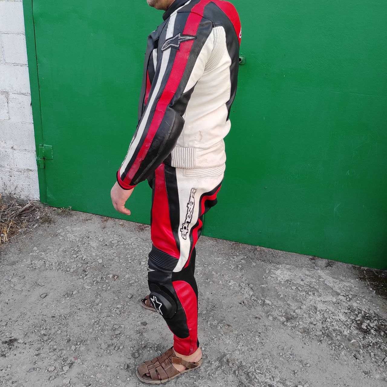 Мотокомбінезон мотокомбинезон комбез нат.шкіра Alpinestars monza2 р-54