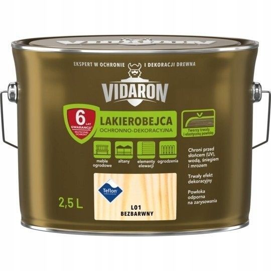 VIDARON Lakierobejca 2,5L BEZBARWY L01