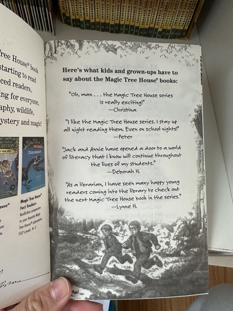 Livros infantis - Magic Tree House em Inglês