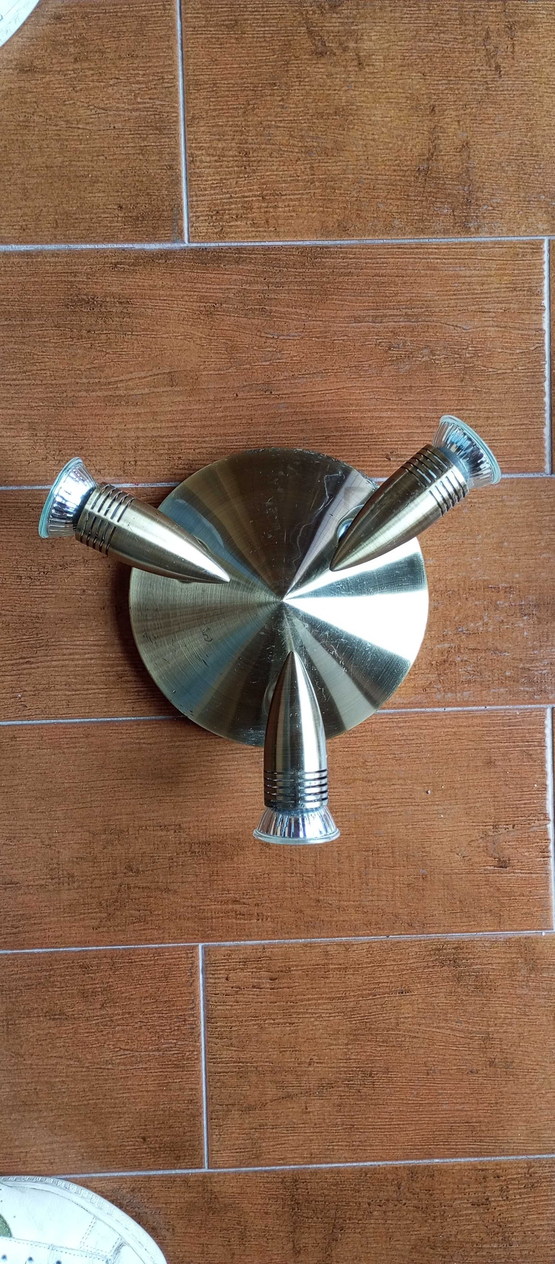 Candeeiro de Teto Halogêneo 3 Focos