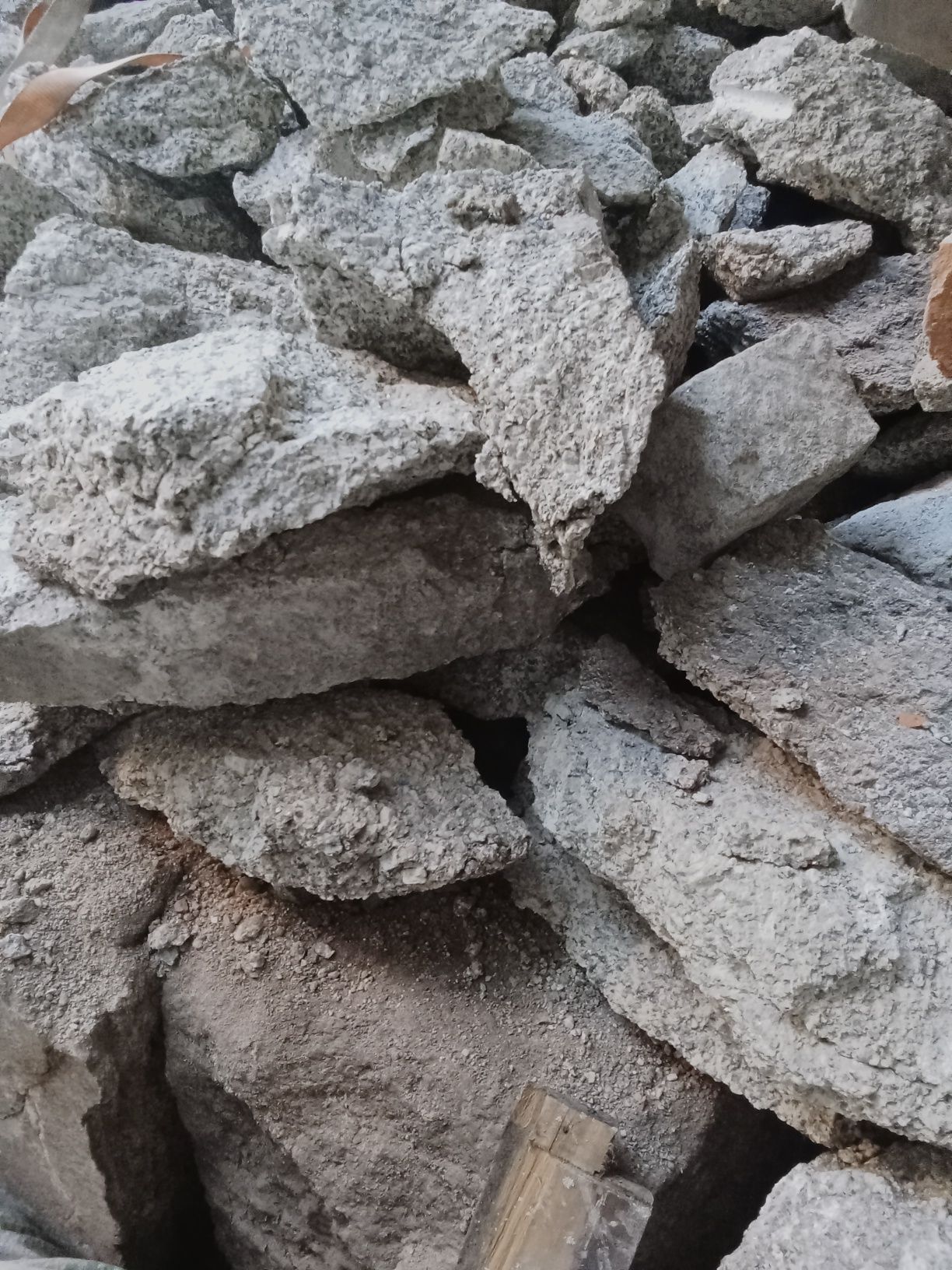 Entulhos de pedra