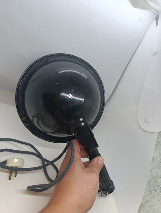 Радянська синя лампа апарат Мініна для прогрівання вуха носа СССР