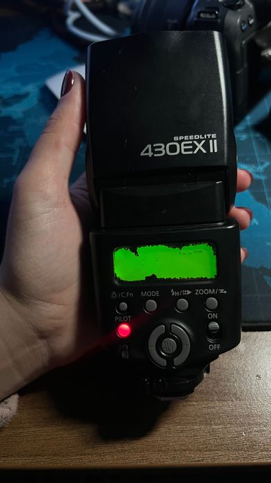 Спалах Canon 430ex ii + синхронізатор meike GT600 ttl