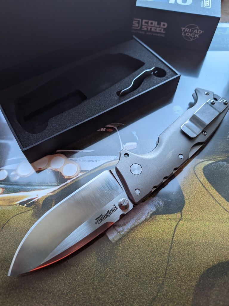 Новый лимитированный нож Cold Steel AD-10 Demko Limited Edition титан