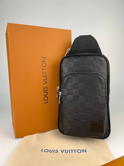 Чоловіча сумка слінг LV/ Мужская сумка louis vuitton