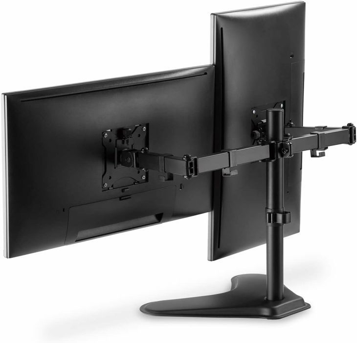 Suporte duplo de mesa p 2 monitores, ate 32 polegadas, até 2 x 8Kg