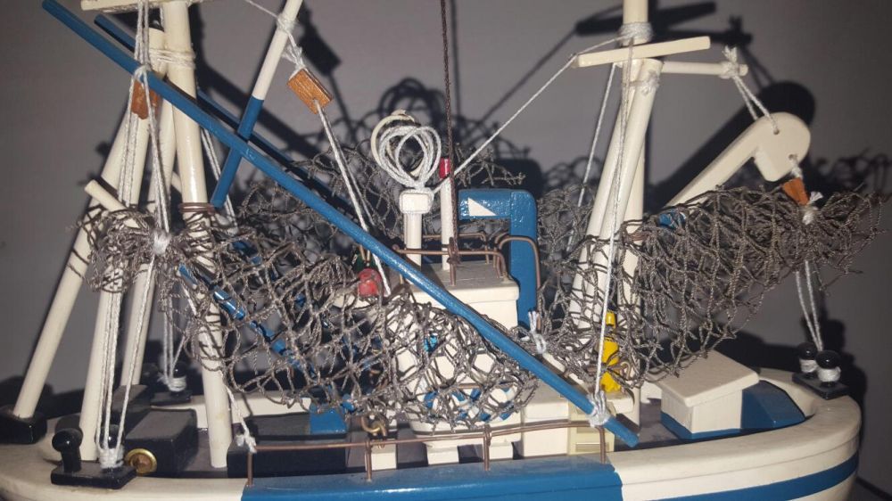 Barco de madeira Artesanal