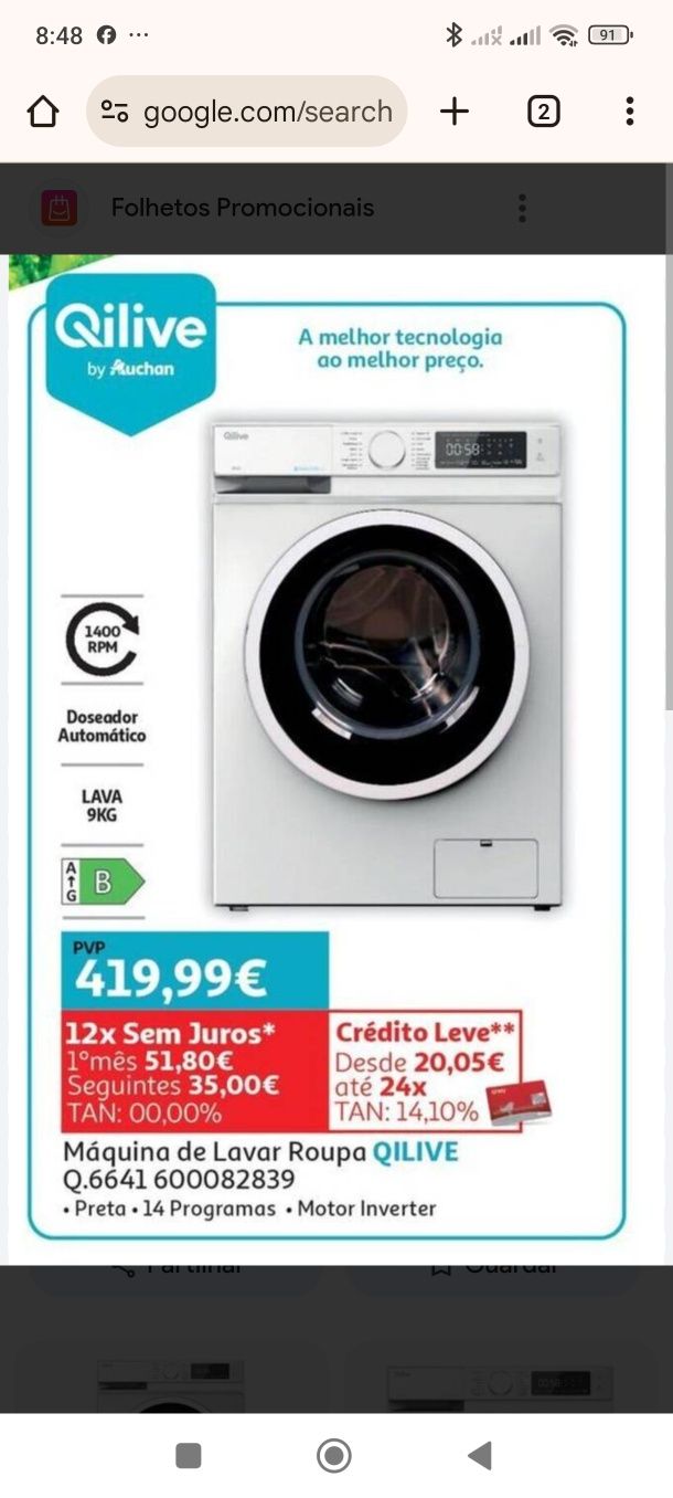 Maquina de lavar roupa nova