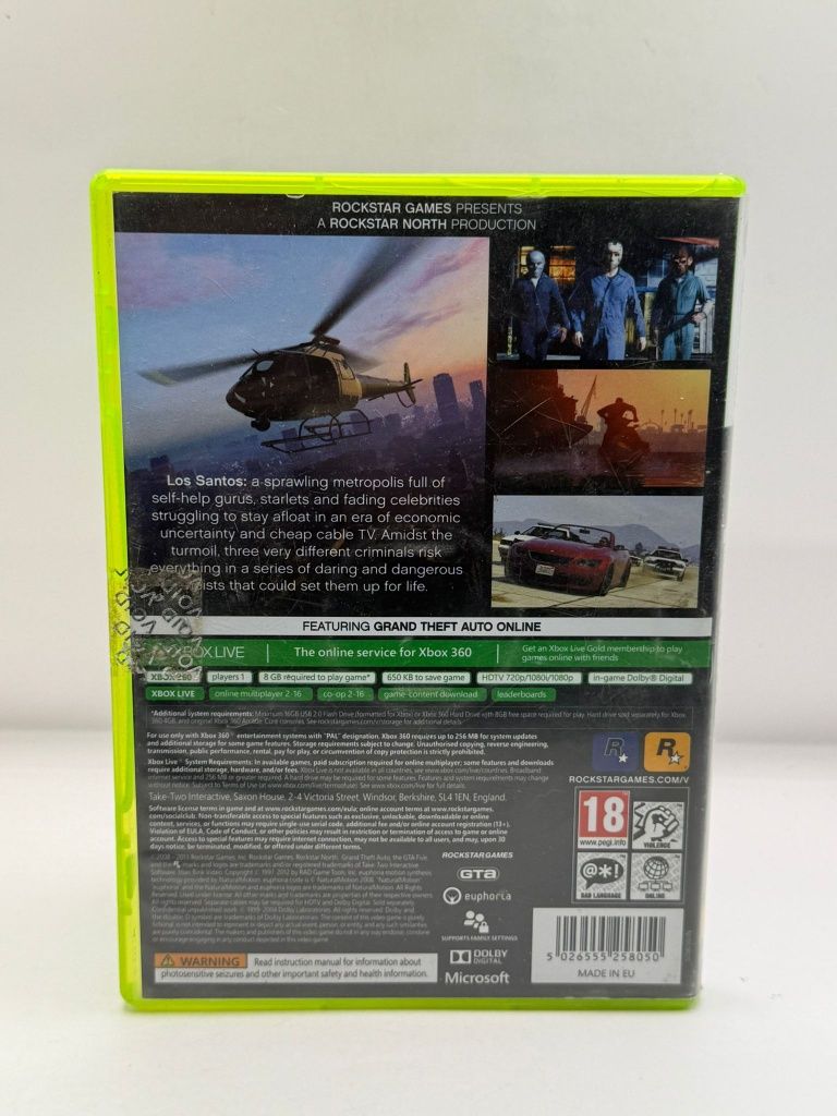 Gta V Komplet Polski w Grze Xbox nr 6269