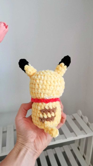 Pikachu na szydełku handmade