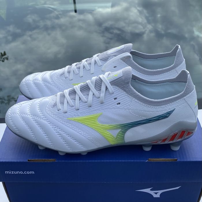 Бутси MIZUNO MORELIA NEO 3 white Мізуно копочки бутсы 40 41 42 43 44