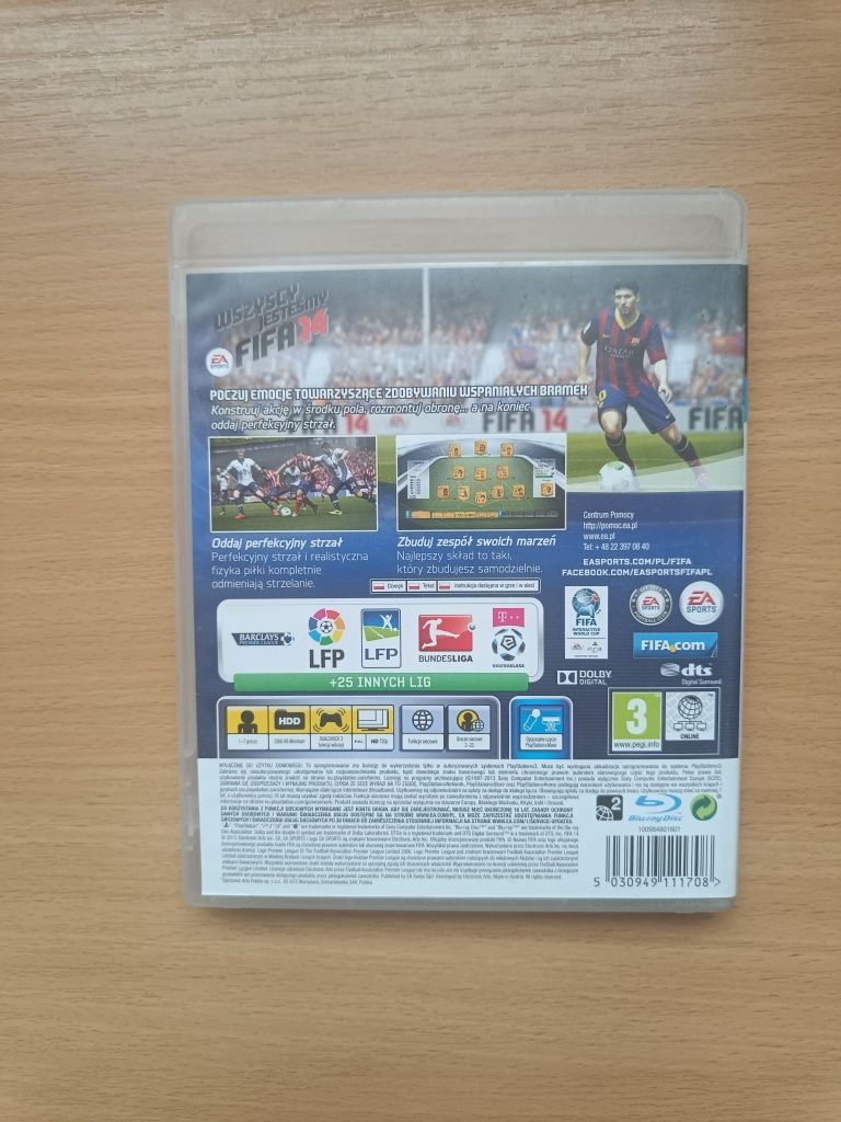 FIFA 14 na PS3 , pl, stan bdb, mozliwa wysyłka