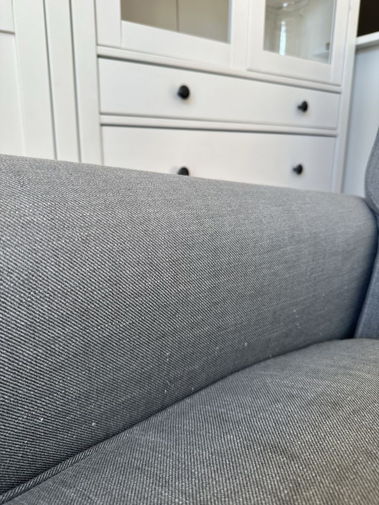 Fotel rozkladany rozsuwany ikea muren szary