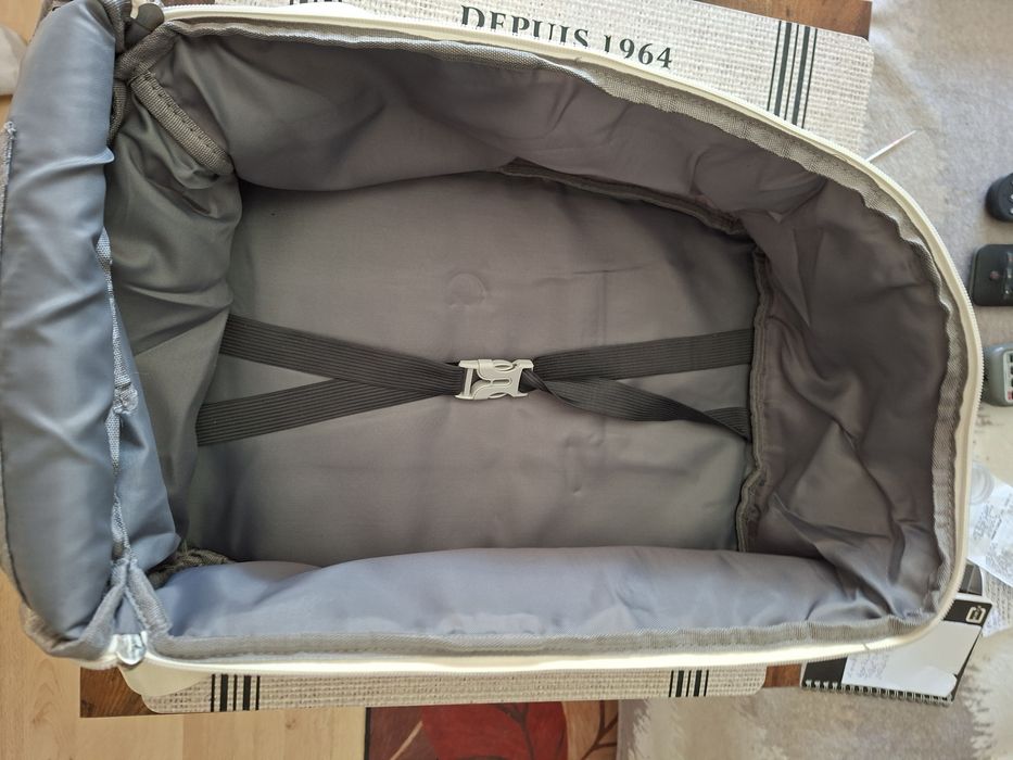 Plecak do samolotu 40x20x25 beżowy