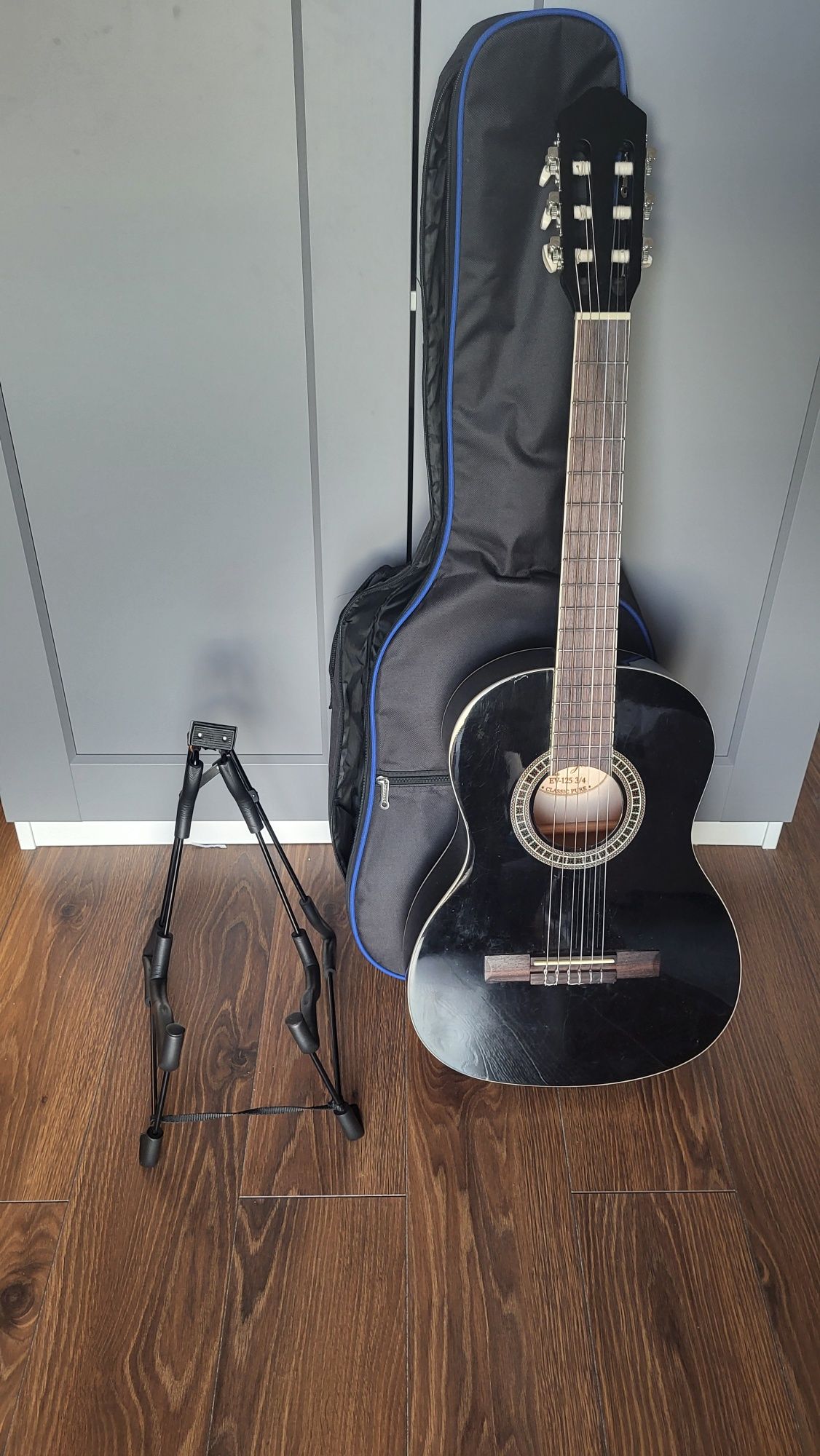 Gitara klasyczna Every play Iga 3/4 pokrowiec stojak książka do nauki
