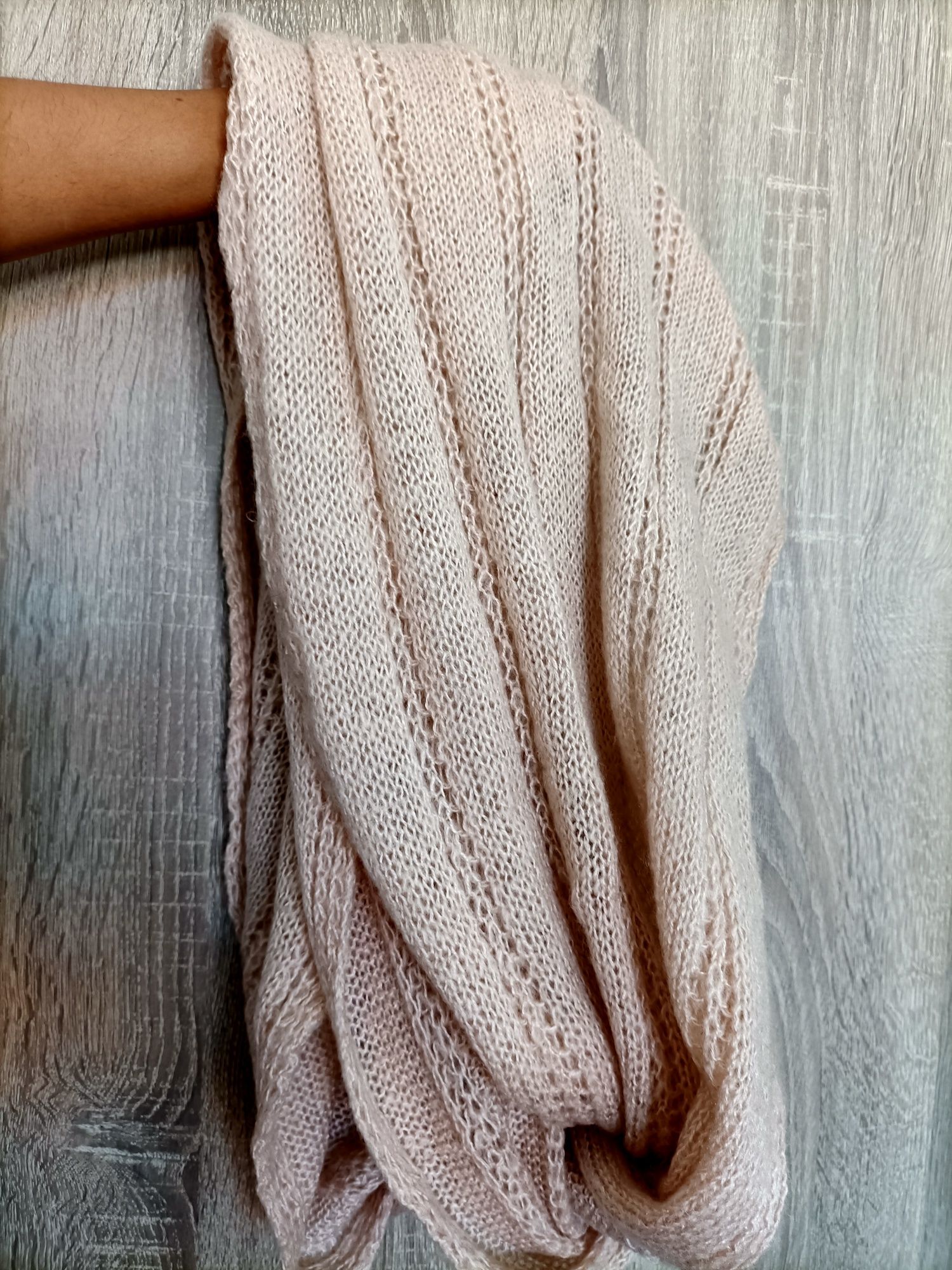 Gola tricotada Rosa