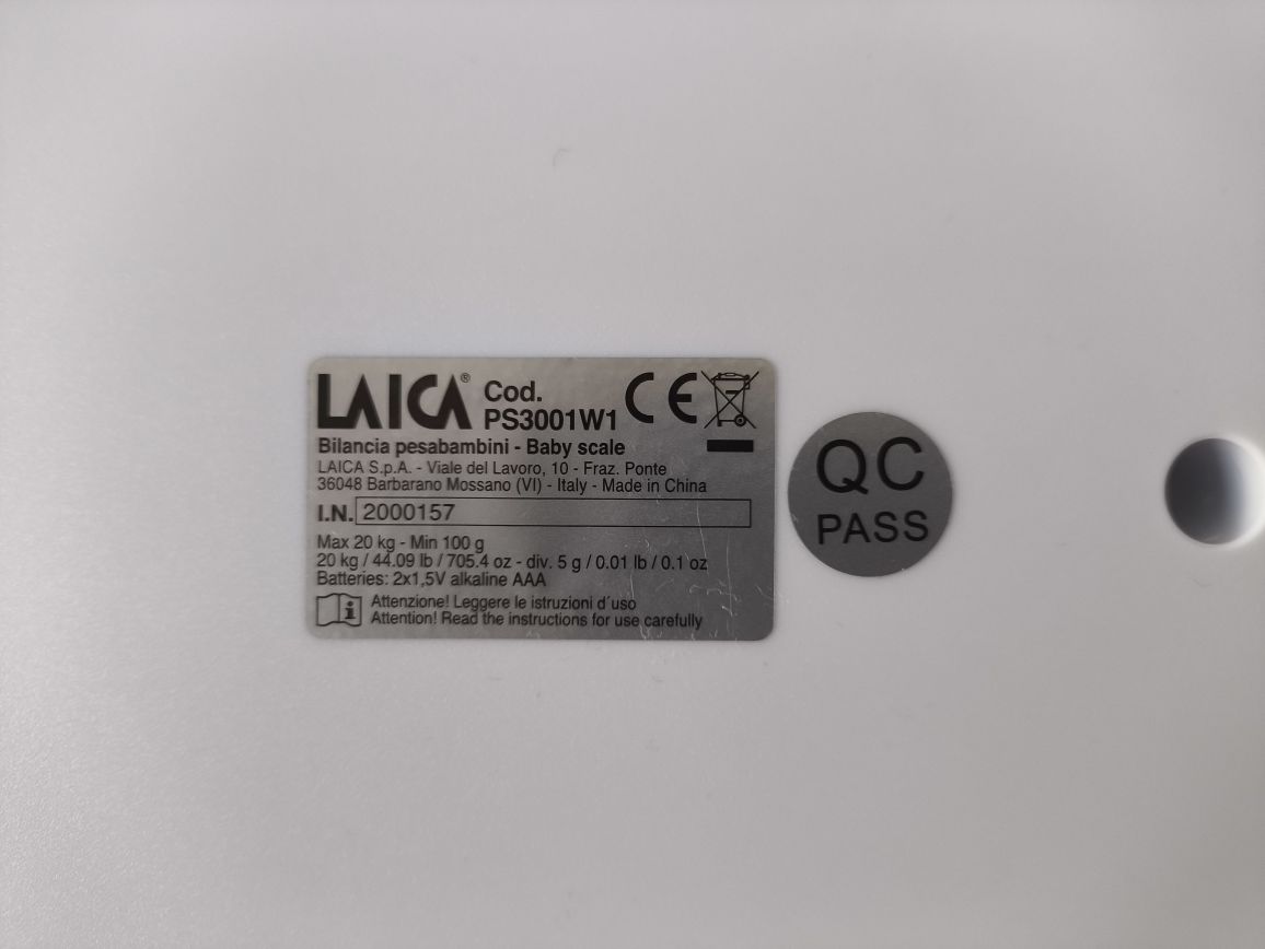 Balança para bébes Laica
