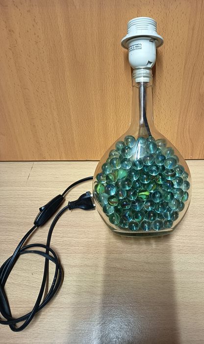 Candeeiro decorativo garrafa