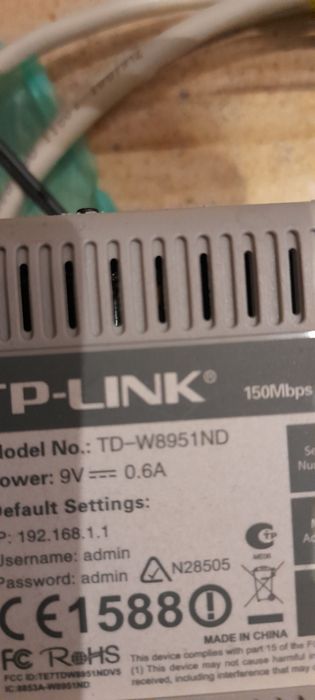 Router adsl TD-w8961N drugi gratis