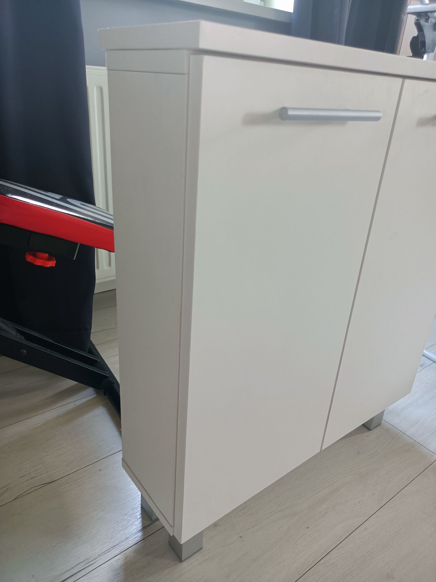 Szafka łazienkowa Biały mat/Wąska/Mała łazienka