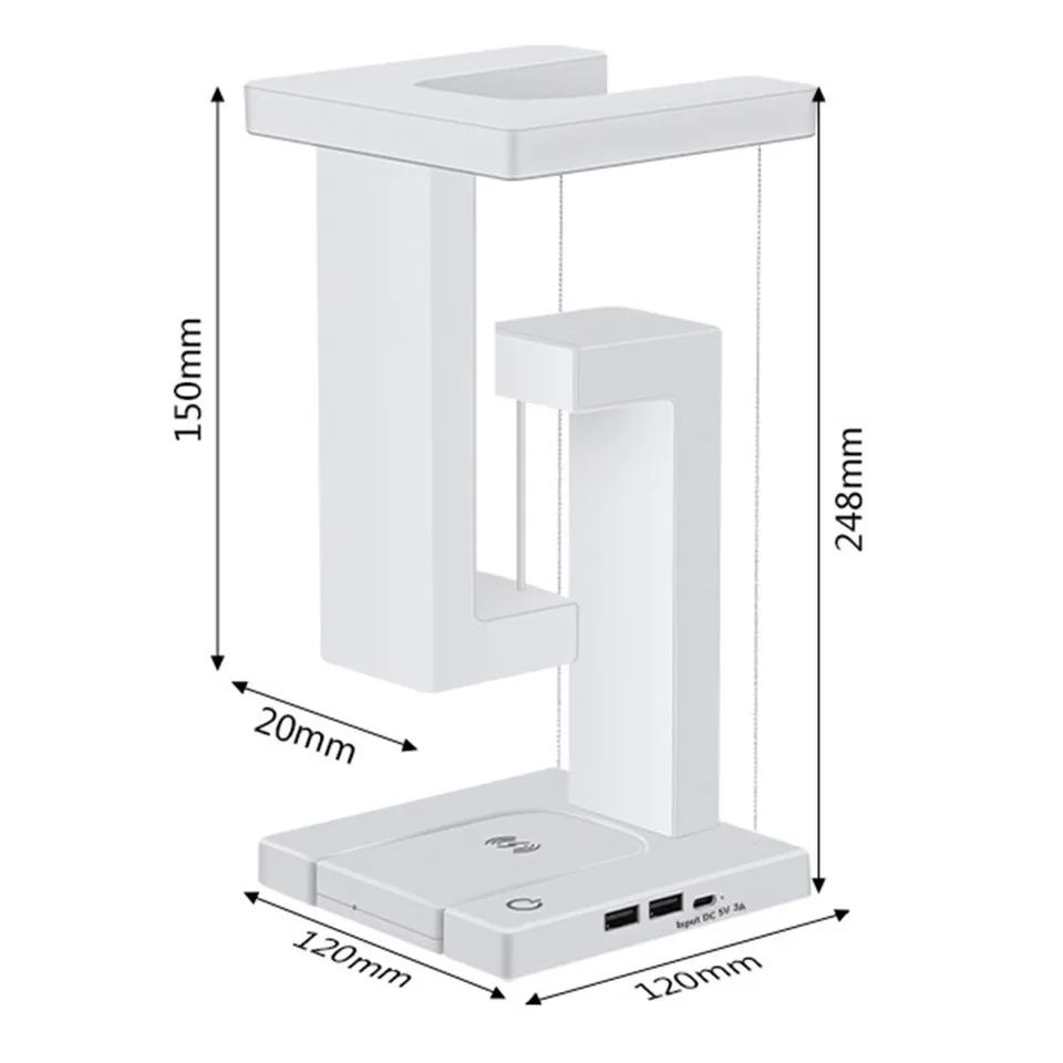 Беспроводная зарядка- ночник ANTI-GRAVITY WIRELESS 10W