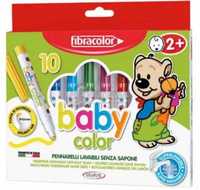 Mazaki Babycolor od 1 roku 10 kolorów FIBRACOLOR