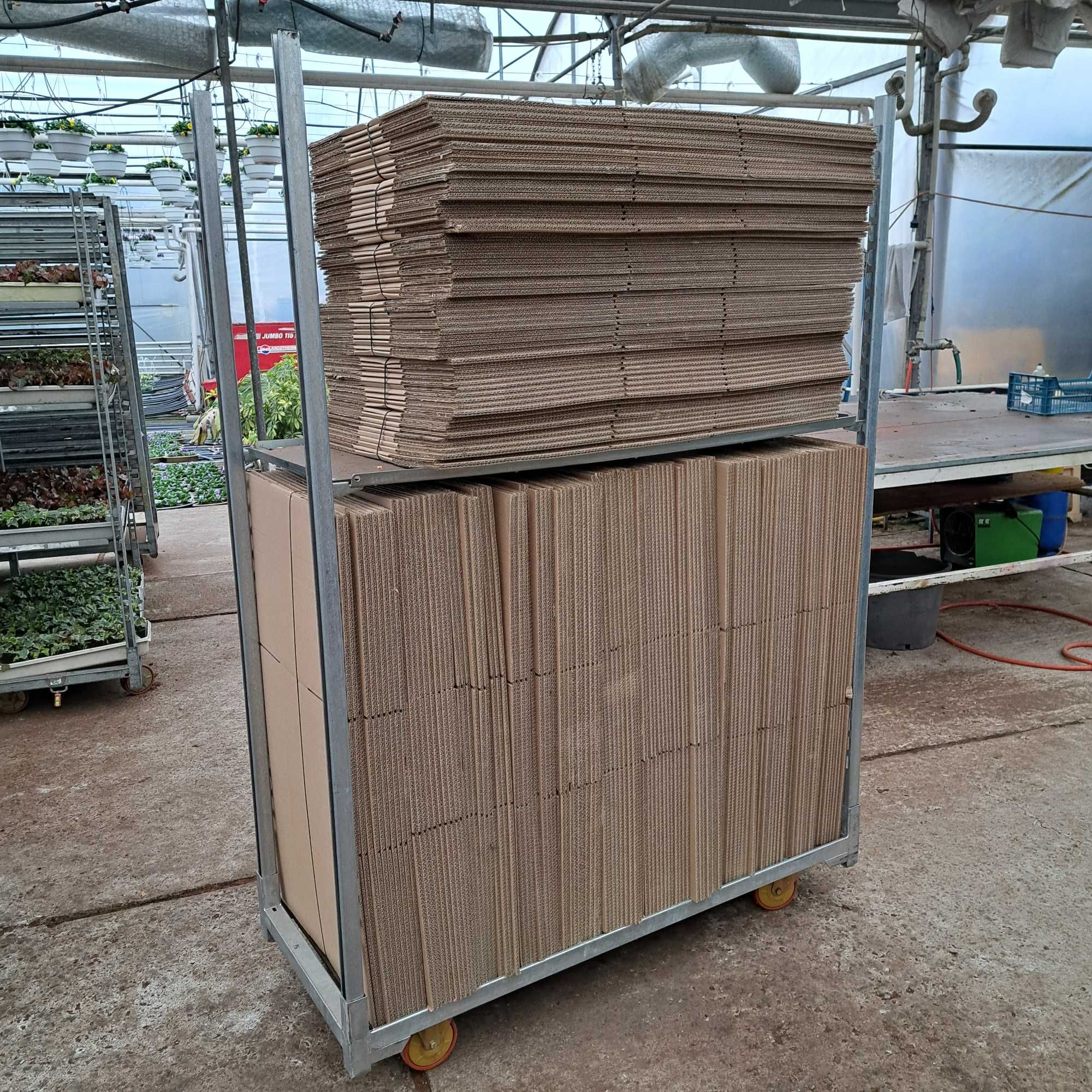 Karton klapowy 640x380x190mm 5W 480g/m2 Szary 10 szt (dostępne 300szt)