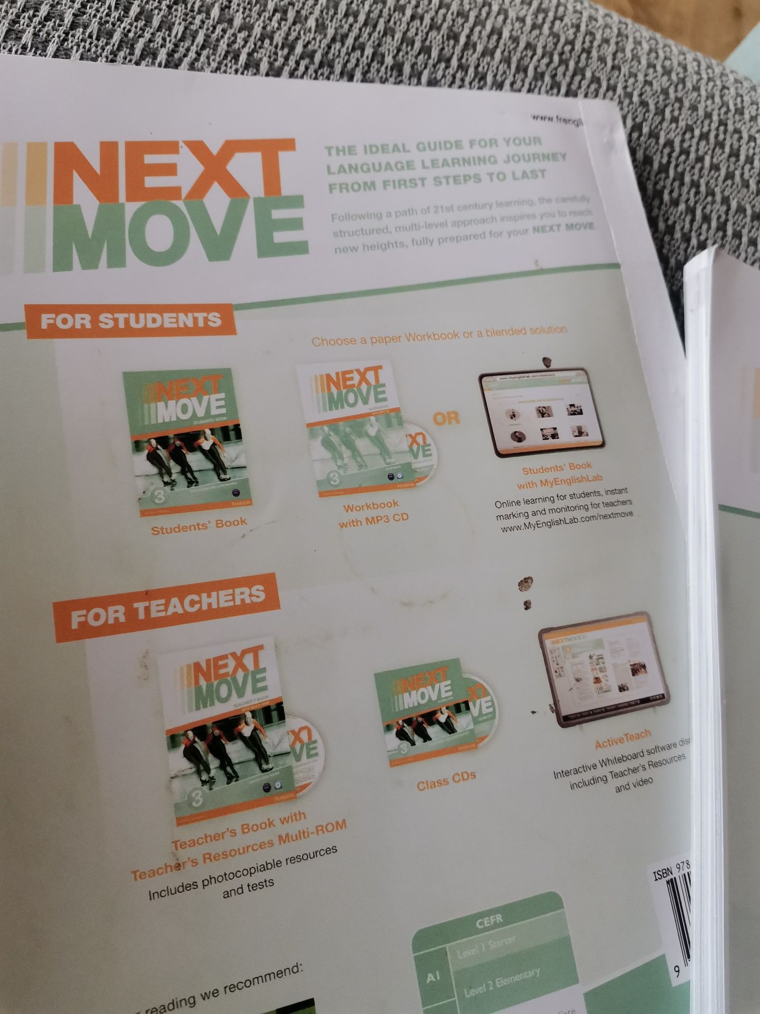 Next move 3, workbook and students book