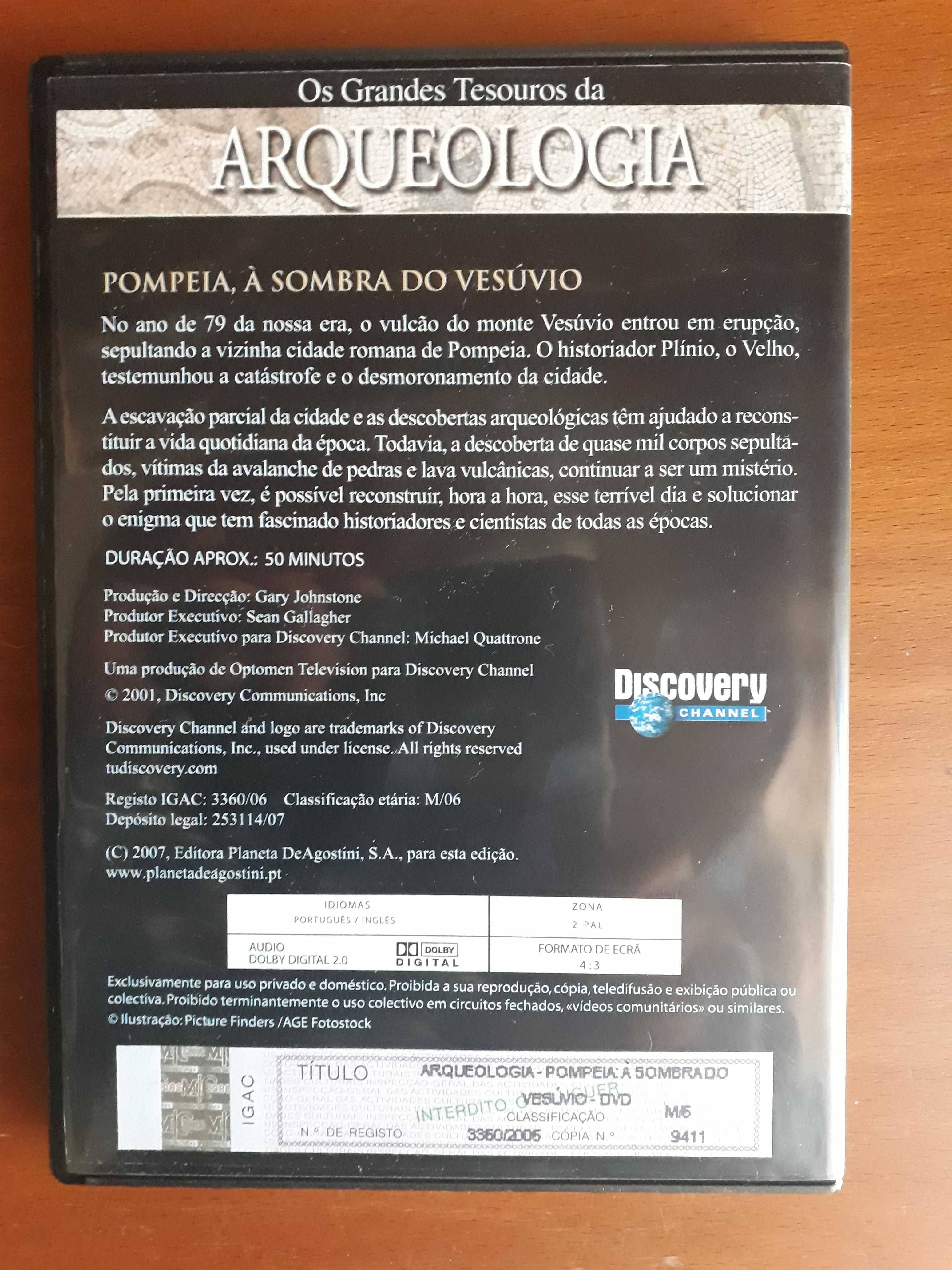 DVD Pompeia à Sombra do Vesúvio