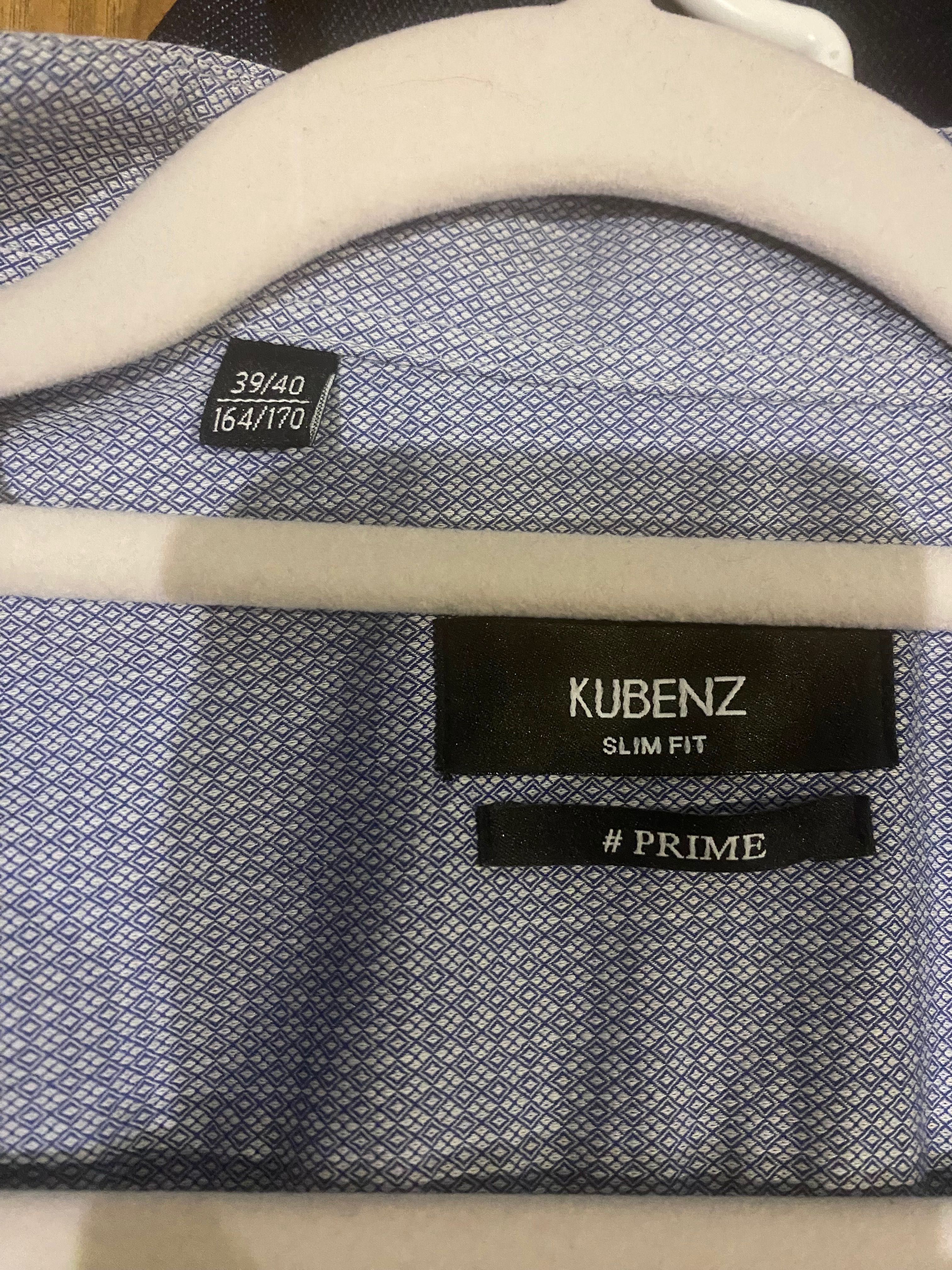Garnitur granatowy plus koszula