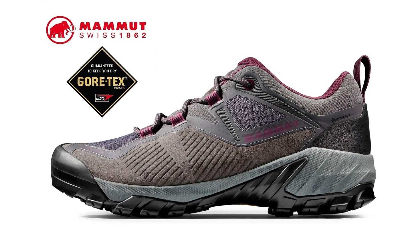 Mammut SAPUEN LOW GTX / GORE-TEX / buty trekkingowe / R. 39 1/3