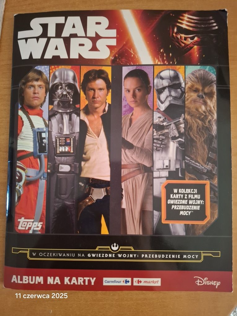 Star Wars album na karty