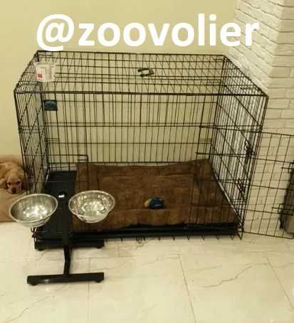 Клітка клетка для собак кошек S-XXL переноска манеж для собак кошек