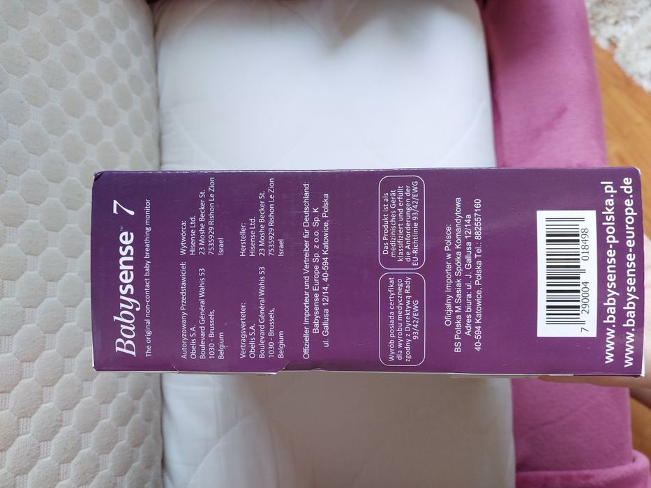 Babysense 7 czujnik oddechu niemowlaka monitor oddechu