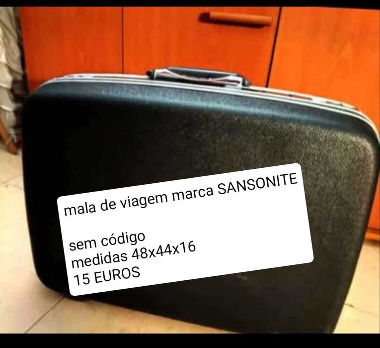 Ala de viagem marca SANSONITE sem código