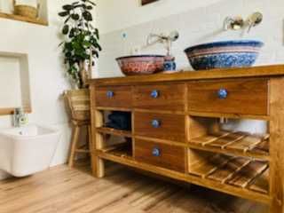 Drewniane łazienki