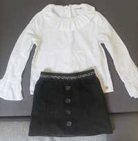 Bluzka i spódniczka(zestaw galowy) dla dziewczynki 134cm