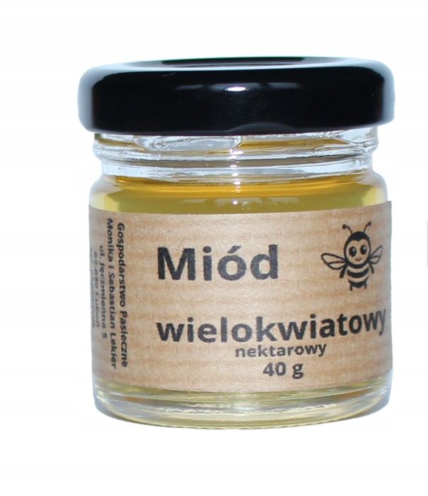 słoik miód wielokwiatowy 40 ml