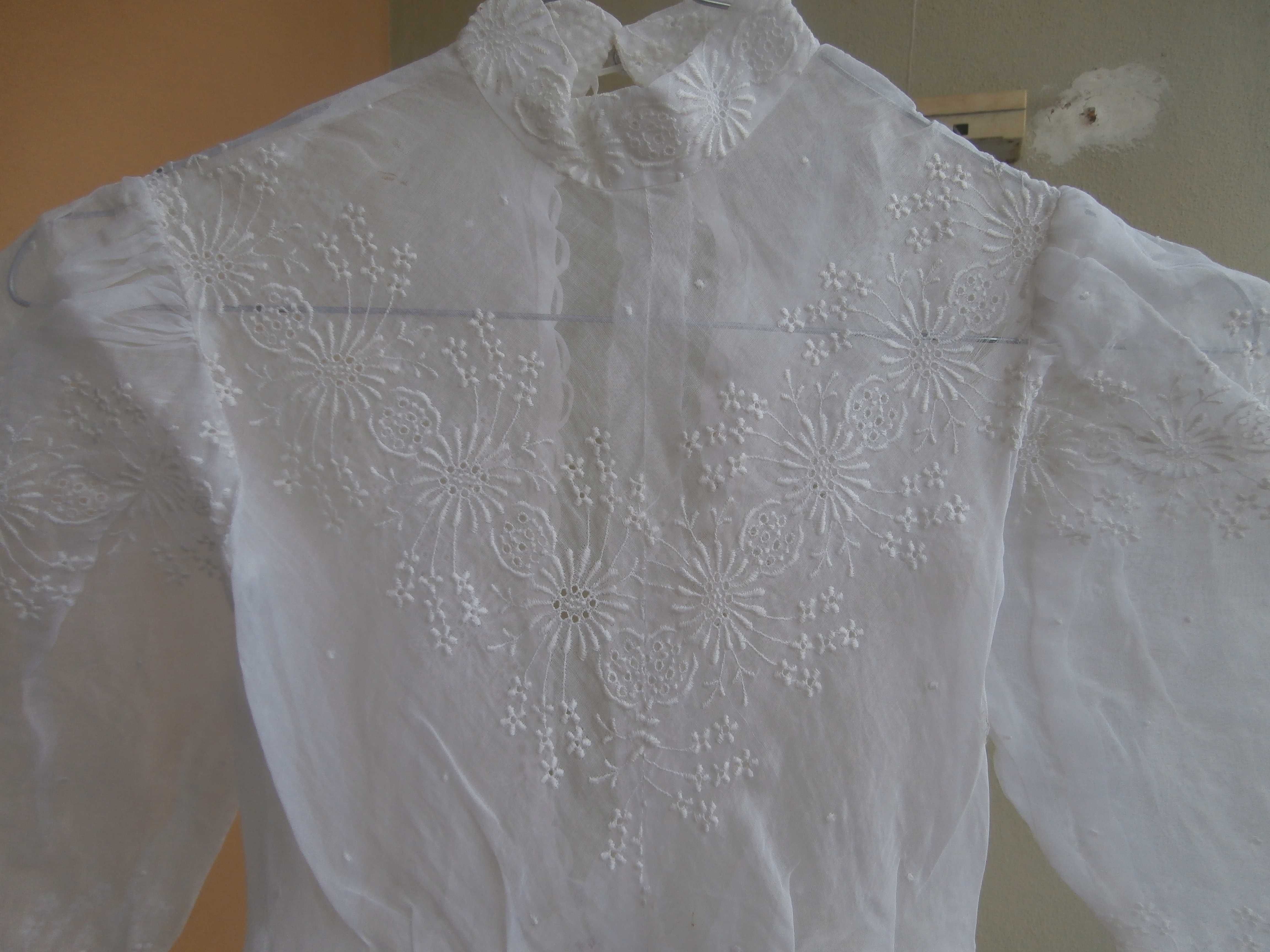 Vestido branco comprido p/ comunhão (vintage)