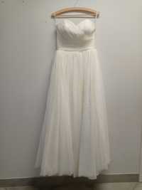 Piękna, klasyczna 3 w 1 suknia ślubna 34-36
